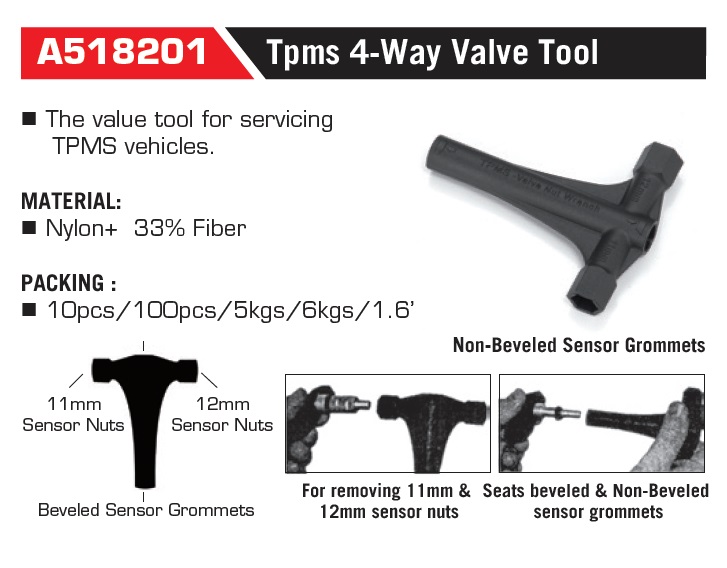 A518201 Tpms 4-Way Valve Tool